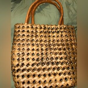 Pink Haley Woven Bag